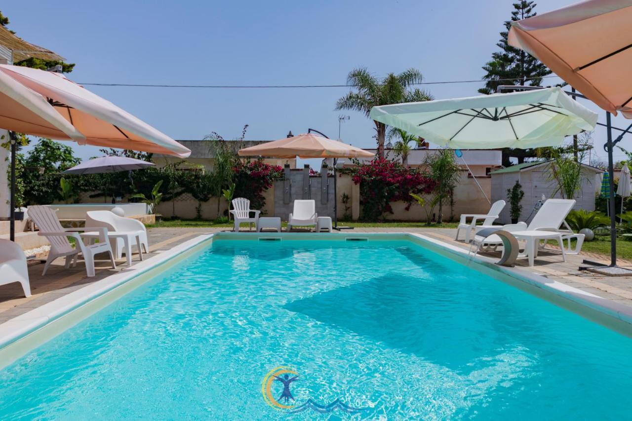 Villa Leonardo San Foca - Room, Pool & Restaurant Exterior foto